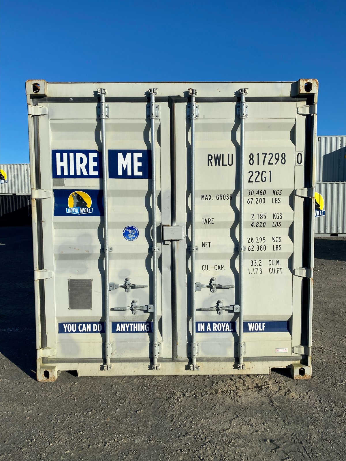 20ft General Purpose Container - New Plymouth RWLU8172980